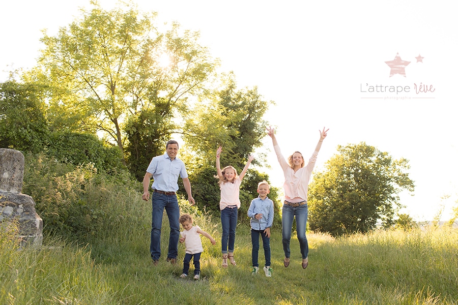 saut en famille