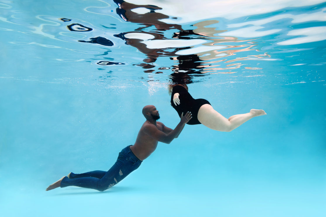 Photographie aquatique couple rouen